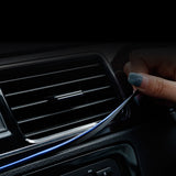 Worgeous 10 Pcs Auto Accessories Interior Car Vent Decoration Strip Blue V1189-LWWAL-20260327-03384