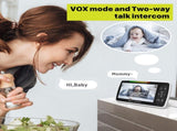 SM650 5-Inch No-WiFi Baby Monitor with Camera, 300 m Range, Two-Way Audio, VOX, Night Vision, V1188-MS-731-001