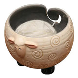 Ceramic Yarn Bowl for Knitting Holds Yarn Ball 15cm x 11cm V1188-PAHT-3588