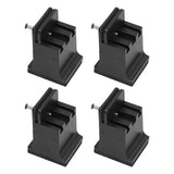 4pcs Adjustable Furniture Risers with Screw Clamp Rubber Bed Couch Risers for Heavy Duty Furniture V1294-YM0626-3117220279313