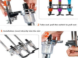 Professional Wall-Mounted Alcohol Tot Dispenser - Heavy Duty Adjustable Metal Wine Rack V888-ELOSUNG49798