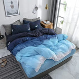 Night Blue Queen Size Duvet Quilt Cover Set V493-MQ-392