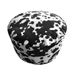 SOGA 48x35cm Round Soft Pouffe Seat Cushion Elegant Home Accent Dcor Stylish Footstool POUFFE639