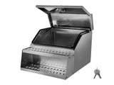Semi-Truck Step Tool Box, 610 x 695 x 645 mm Heavy Duty Aluminum Toolbox Side Mount, Waterproof Side V952-BTGJXBTGJX3TF391R001V0