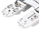 Hidden Door Hinge Zinc Alloy 3 Way Adjustable 180 Degree Swing Quiet Invisible Concealed Hinge for V1294-YM0901-3114240080911