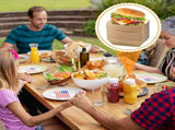 300 Pack 2 lb Paper Food Boats Trays, Heavy Duty, Oil Resistant Disposable Boat for Foods, Hot Dogs, V1259-DP01-A-5753
