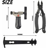 9 In 1 Bicycle Repair Tool, Bike Chain Tool Professional Bike Chain Repair Tool Kit Bicycle Link V1188-MS-227-1003