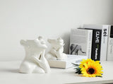 Simple Ceramic Vase Flower Arrangement Decorative Vase Living Room Ornament V1294-YM0714-211230TW01-2