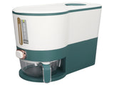Rice Dispenser Household Food Grade Dry Sealed Grain Cereal Dispenser Bucket for Millet Black V1294-YM0706-3118230211114