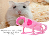 Pink Guinea Pig Toys Hamster Seesaw Pets Tunnel Small Animals V1189-WXFWAL-20260326-02947