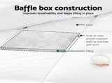 Giselle Bedding 800GSM Goose Down Feather Quilt Winter Blanket Duvet Comforter Double QUILT-GOOSE-800-D1