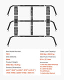Overland Truck Bed Rack, 125-172.5 cm Width, Adjustable Overland Bed Cargo Rack with Sidebar, 408.2 V952-PKHJGGKHJGDCS90NFV0