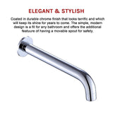 220mm Bath Spout in Polished Chrome Finish V63-826431