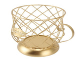 Coffee Pod Holder Innovative Modern Large Capacity Electroplating Metal Capsule Basket for V1294-YM0901-3118240163011
