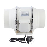 High Efficiency Inline Duct Fan Air Extractor Bathroom Kitchen Ventilation System 80W V1294-YM0901-DE-JY10737-02