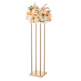 Wedding Flower Stand, 10PCS 80cm Column Flower Stand, Floral Stands with Metal Laminate, Cylindrical V952-HLHJLFT10J80A3YYA001V0