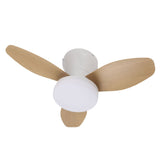 25 Inch Ceiling Fan with Light and Remote Flush Mount Quiet DC Motor 6 Speeds Dimmable 3000-6500K V1294-YM0901-3119250021111