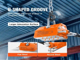 Magnetic Lifter, 300 kg Pulling Capacity, 2.5 Safety Factor, Neodymium & Steel, Lifting Magnet with V952-YCXPU300KGN423Z5HV0