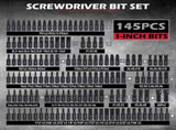 SEDY 235PC Screwdriver Bit Set Ratchet Handle Holders Security Bits Nut Drivers V465-84075