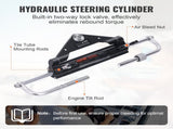 Hydraulic Outboard Steering Kit, 150HP, Marine Boat Hydraulic Steering System, with Helm Pump V952-XWYYFXBDJTJ1ISOVRV0