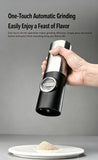 Electric Salt Pepper Grinder Set with Storage Base, One-Touch Operation, Adjustable Coarseness V1188-MS-731-006