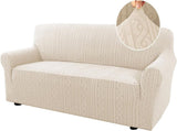 Sofa Cover 1 Piece Stretch Sofa Slipcovers Non Slip Sofa Cover with Elastic Bottom Washable for V1258-DP02-F-658