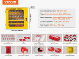 Electrical Lockout Tagout Kit, 59 PCS Safety Lockout Tagout Station With Padlocks, Hasps, Tags, V952-AQSJTZ59JDGXSQ3W2V0