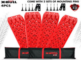 X-BULL Recovery tracks Boards 10T 2 Pairs Sand Mud Snow With Mounting Bolts pins Red V211-AU-XBRT006-2