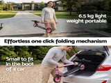 Electric Scooter 180W 18KM/H Adjustable Portable Foldable Height Riding Commuter Teens Adults ESC-180W-H178-PK
