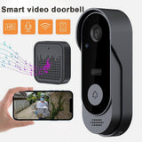 Smart Video Doorbell, Rechargeable Wireless Camera Doorbell V1263-JX-5030