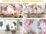 3-Piece Metal Wedding Arch Stand Set for Ceremony Backdrop, Balloon Decoration, and Party Stage V1107-CS-HLJSGM