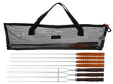 1Set Practical Barbecue Skewers for Home Use Flat Metal Skewers Assorted V1369-AZ3-W-18221
