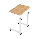 Artiss Laptop Desk Table Adjustable 60CM Light Wood LA-DESK-60-LW