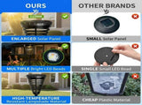 Solar-Powered Decorative Garden Light with RGB Color Modes and Warm White Option, Weatherproof V1341-ZY-J237FE5G-3PCS-RGBLIGHTCOOLWHITELIGHT
