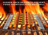 4 pieces - Skewer holder - Stainless steel skewer rack - BBQ Skewer - Stainless Steel Skewer V1188-MS101-03050-1