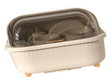 Dish Drying Box Multifunctional Space Saving Dish Drainer with Lid Cover for Kitchen Accessories V1294-YM0706-3118230174015