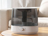 Devanti Ultrasonic Humidifier Aroma Diffuser Top Fill Quiet Bedroom 6L HM-6L-KNOB-WHBK