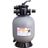 Sand Filter, 16-inch, 406.4mm, Up to 35 GPM Flow Rate, Above Inground Swimming Pool Sand Filter V952-SLQYC1635GPM7QADPV0