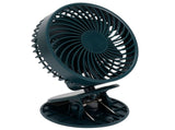 Portable Desk Fan 3 Speed Wind Mini Desktop Fan with Clip for Home Office and BedroomGreen V1294-YM0721-3113210022513
