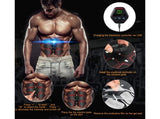 Muscle Toner Abdominal Toning Belt ABS Toner Body Muscle Trainer Wireless Portable Unisex Fitness V1263-JX-1222