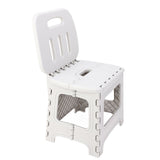 Folding Step Stool PP Thickened Portable Small Kids Step Stool with Handle for Outdoor Camping V1294-YM0901-3116240023212