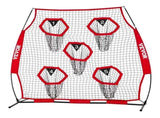 1828.8x1828.8mm Football Trainer Throwing Net, Training Throwing Target Practice Net with 5 Target V952-GLQW66YC5KXWU4Z09001V0