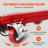 Hydraulic Lift Table Cart, 330lbs Capacity 28.5" Lifting Height, Manual Single Scissor Lift Table V952-DJYYSJPTCHS4NLPJYV0