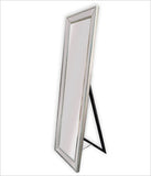 Silver Beaded Framed Mirror - Free Standing 50cm x 170cm V292-MIRR-BDD011