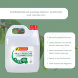 4L Multipurpose Cleaner Bosisto's Commercial Strength Concentrate Eucalyptus Oil V238-SUPDZ-33147091746896