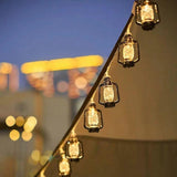 Camping LED String Lights, Ambient Tent Canopy Paraffin Lamp Decor V1263-JX-5083