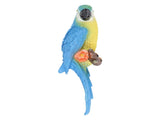 Parrot Ornament Half Face Bird Figurine Resin Sculpture for Tree Wall Living Room Balcony Garden V1294-YM0901-3111250018112
