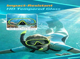Outdoor Breathing Tube Glass Diving Set,yellow V1363-OS-15-YELLOW