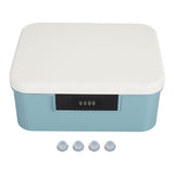 9L Capacity Lockable Storage Trunk for Files Document Organizer Double Layer Password Storage V1294-YM0901-3117240068213