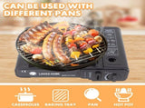 1 Burner Portable Butane Camping Stove Outdoor Gas Stove for Cooking Grill V1369-AZ3-W-22142